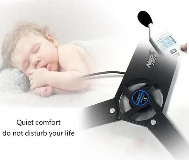 Alt view image 5 of 5 - Rotatable USB Fan Cooling Pad 2 Fans Cooler Notebook Cooler Computer Laptop Stand USB Fan For 7-15" PC Laptop PC Computer