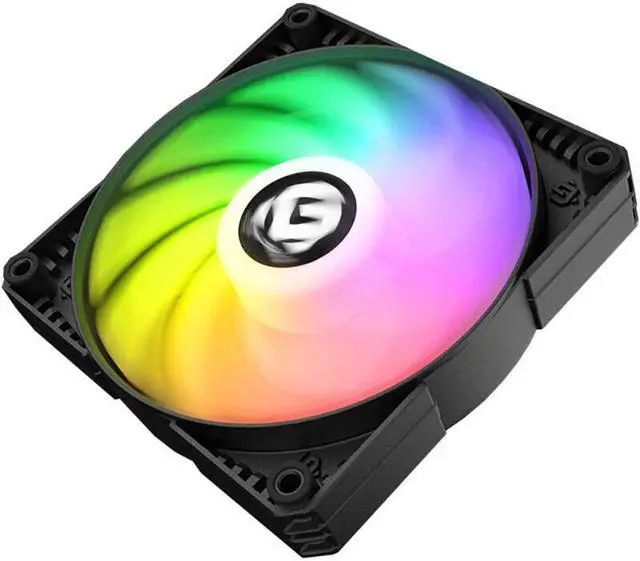 Main image of 120mm/140mm 12V PC Computer Case Dual LED Ring Multicolor Cooling Fan DRGB 4Pin PWM Chassis Remote Control Heatsink Cooler