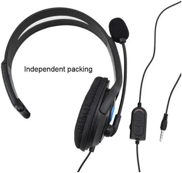 Main image of 3.5mm Jack Wired Earphone gaming headphone Single Side Game Headset Noise Canceling with Mic for PS4 Game PC