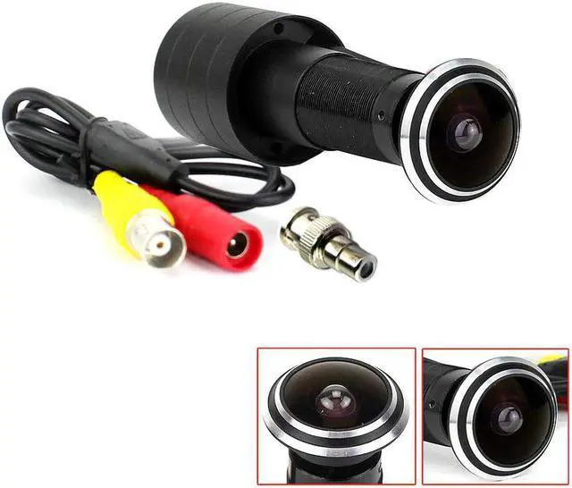 Alt view image 5 of 5 - 170 Wide Angle CCD Wired Mini Door Eye Hole Peephole Video HD 1000TVL Camera Color CCTV Camera