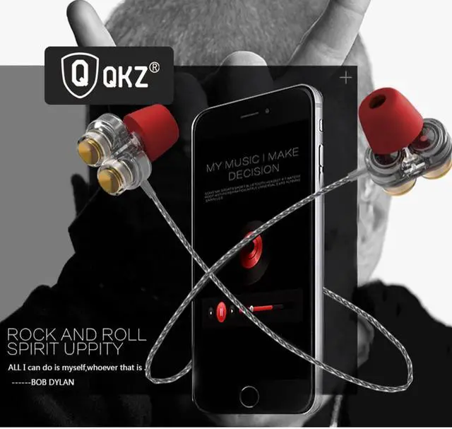 Alt view image 2 of 5 - Genuine  KD7 Earphones Dual Driver With Mic gaming headset mp3 DJ Field Headset fone de ouvido auriculares