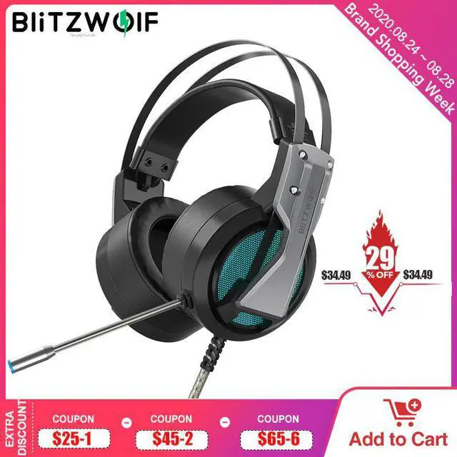 Main image of BW-GH1 Gaming Headphone with Microphone 7.1 Surround Sound Noise Isolating Game Headset Gaming for Computer PC for PS4