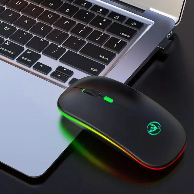 Main image of 2.4G LED Glow Backlit Bluetooth 5.1 Dual Mode Silent Wireless Mouse Ergonomic Optical Gaming Mouse Desktop PC Laptop Mouse