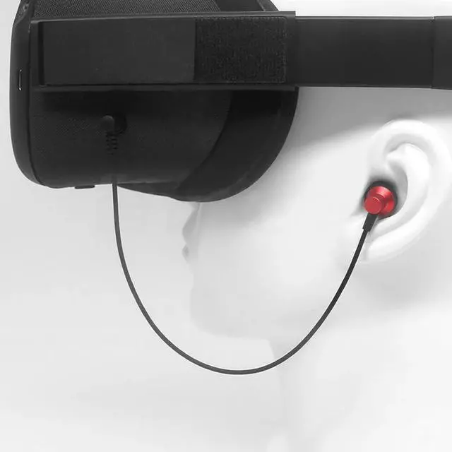 Alt view image 3 of 5 - In-Ear Earbuds Left Right Separation Stereo Wired Earphones for Oculus Quest VR Headset Accessories VR Gaming Headphones