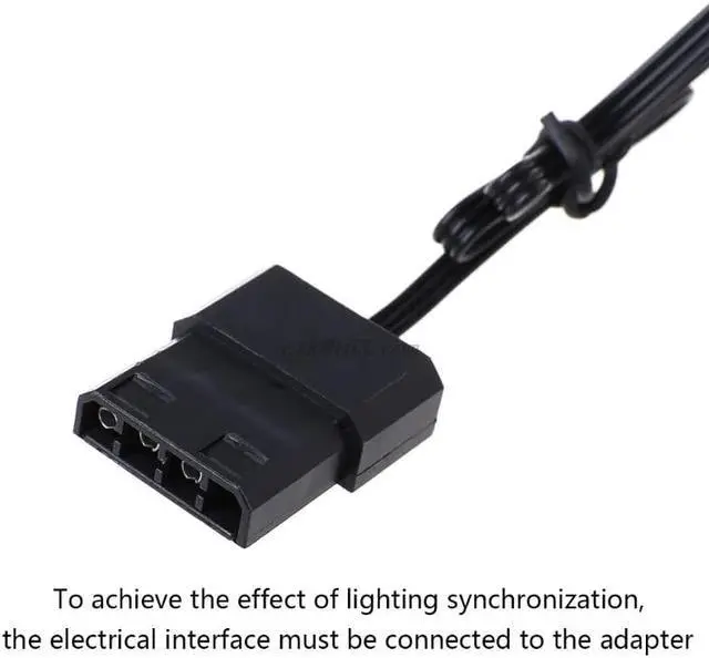 Alt view image 4 of 5 - 1Set 120MM Computer PC Laptop Case Cooling Fan Adjustable RGB LED Light Cooler