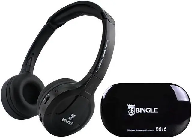 Alt view image 2 of 5 - 2019 Bingle B616 Multifunction Stereo Wireless Headset Headphones with Microphone FM Radio for MP3 PC TV Audio Phones