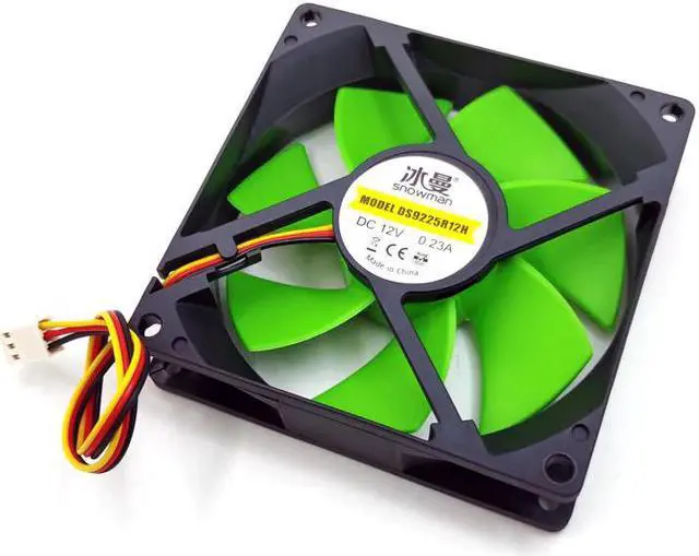 Alt view image 4 of 5 - 90mm Quiet Fan 3 Pin 92mm Computer Case Fan Silent 9CM CPU Cooling Fan PC Cooler Fans Case Fan 12V DC Chassis Radiator