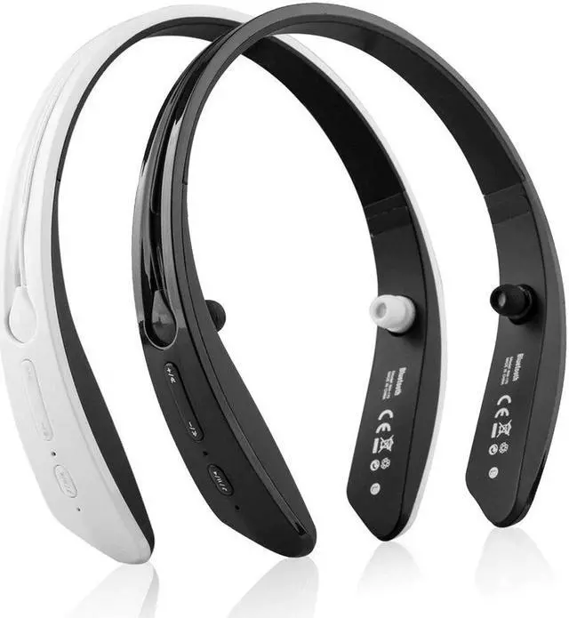 Alt view image 2 of 5 - A2DP Bluetooth Stereo Headphone Sport Headset Ring Collar Earphones Earbuds With Mic Handsfree For Smartphones PC PS3