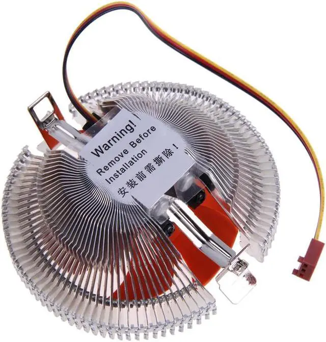 Alt view image 3 of 5 - CPU Cooler Cooling Fan Heatsink for Intel LGA775 1155 AMD AM2 AM3 754 Computer Cooling System Accessory