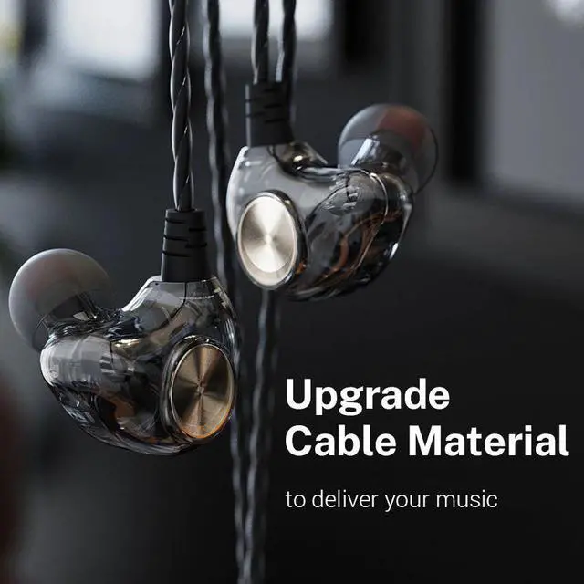 Alt view image 3 of 5 - In-ear Earphones Wired Headphones Sport Earphone 5d Stereo Surround Bass Headset Gaming Earbuds for Redmi  Phone
