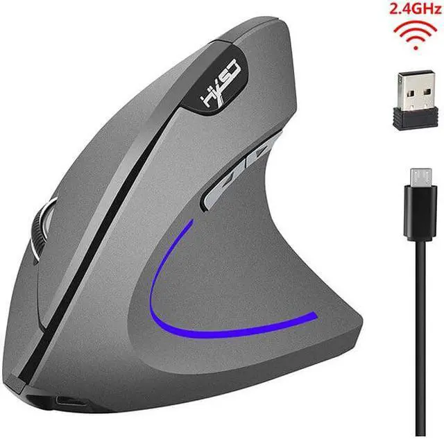 Alt view image 3 of 5 - Wireless Gaming Mouse 2.4G Ergonomic Vertical Mouse 800/1600/2400DPI Computer 5D Optical Mice Mause  For PC Laptop