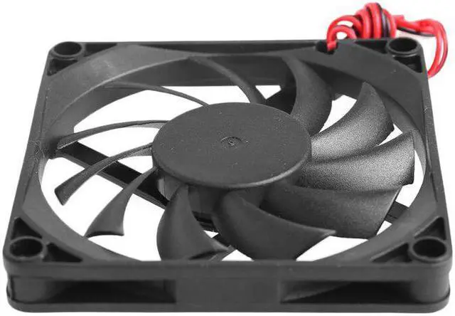 Alt view image 3 of 5 - Quality 12V 2-Pin 80x80x10mm PC Computer CPU System Heatsink Brushless Cooling Fan 8010