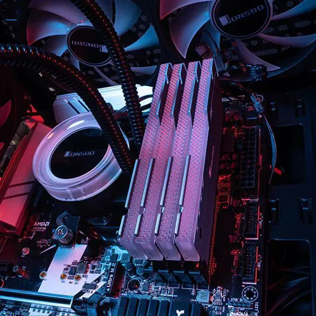 Alt view image 4 of 5 - NC-3 RAM Heatsink Radiator 5V 3Pin ARGB Desktop PC Memory Cooling Vest Heat Thermal Pad Cooler For Computer Ram DDR3 DDR4