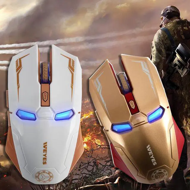 Alt view image 4 of 6 - Wireless Mouse 3d Mini New Arrival Top Fashion Recommend Iron Man Wireless Gaming Gamer Computer Mice