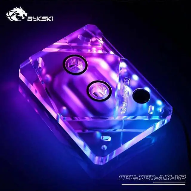 Alt view image 5 of 5 - CPU-XPR-AM-V2 cpu water block for amd ryzen am4 am3 am3 +, liquid cooling water chiller  water cooling pc
