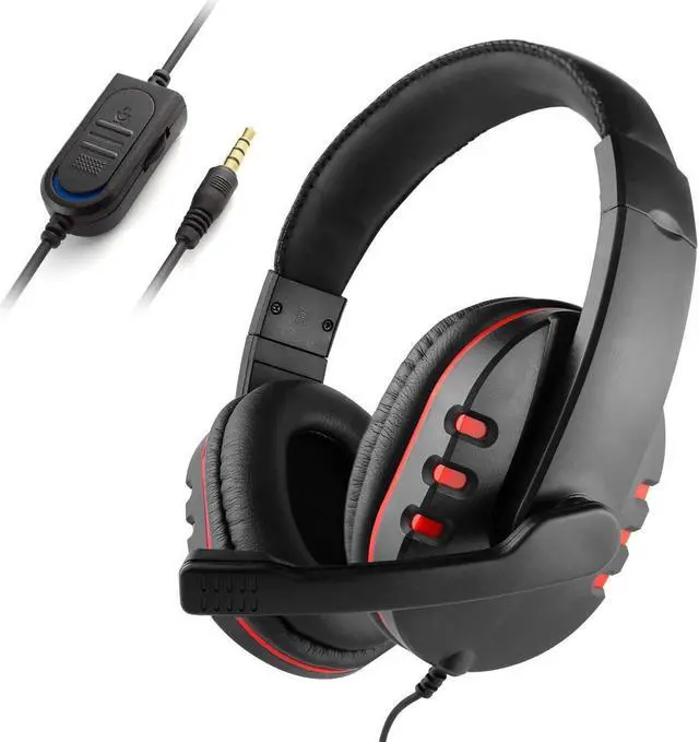 Alt view image 2 of 5 - gaming Headphones Gamer Headset Game Earphones with Microphone for PS4 Play Station 4 X Box One PC Bass Stereo PC headset