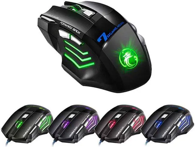 Alt view image 5 of 5 - G9000 Gaming Headset Stereo Deep Bass Headphones with Mic LED Light+Optical 5500DPI Gaming Mouse+Mouse pad for Gamer