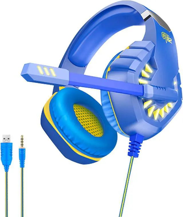 Alt view image 5 of 5 - GT82 headphones stereo gaming headset with microphone Suitable computer PS4 mobile  usb+3.5mm Noise reduction Low accent