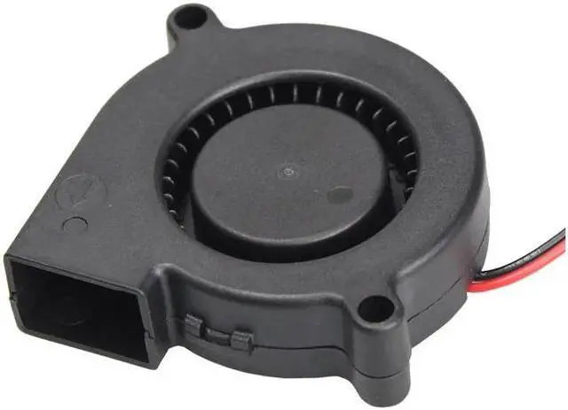 Alt view image 5 of 5 - 2PCS 5015 50mm DC 24V 12V 5V 2Pin Ball/Sleeve Bearing Brushless Cooling Turbine Blower Fan 50mm x 15mm Blower Cooler Fan