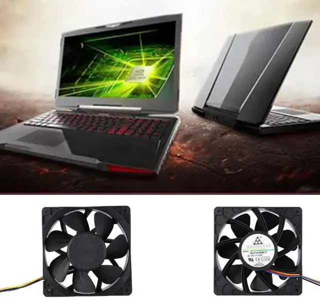 Alt view image 3 of 5 - 7500RPM DC12V 5.0A Miner Cooling Fan For Antminer Bitmain S7 S9 4-Pin Connector Brushless Replacement Cooler Low Noise