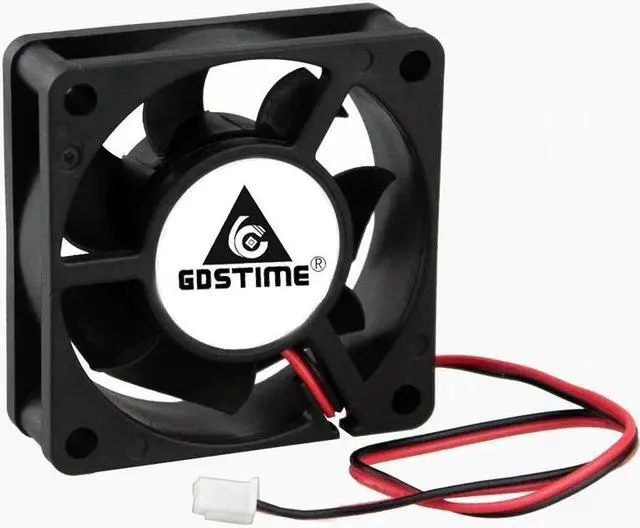 Alt view image 3 of 5 - 5 Pcs  DC 12V 24V 60x60x20mm Dual Ball Motor Cooling Fan 60mm x 20mm 6020 Brushless Equipment Case CPU Chip Cooler Fan