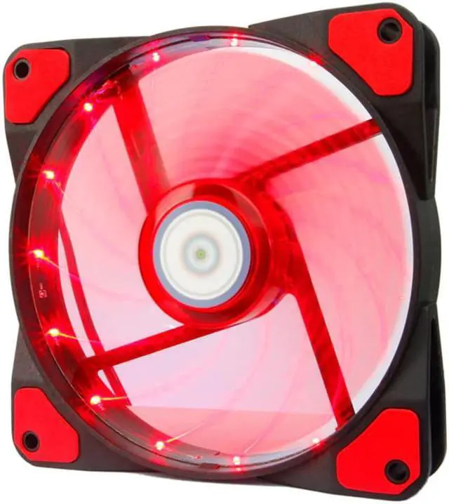 Alt view image 3 of 5 - PC Cooler Computer Case Fan Green LED 120mm Fan Cooling 12v 1300RPM 3-4pin cooler for cpu color red blue and green