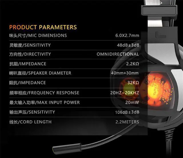 Alt view image 5 of 5 - USB 7.1 3D Stereo wired gaming headphones game headset with mic Voice control for PS4 PC laptop computer gamer