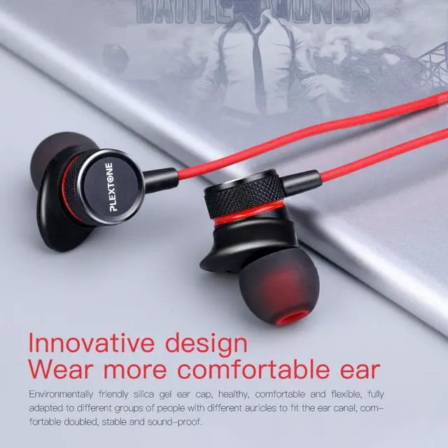 Alt view image 4 of 5 - For Phone Computer G15 Game Earphone Bass Hammerhead Gaming Earbuds Stereo Wired Magnetic In Ear Headset
