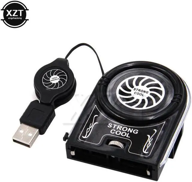 Main image of Notebook Laptop Cooling Cooler Fan Pad Mini Vacuum Strong Cool Air Extract Flexible External for Laptop Computer hot sale