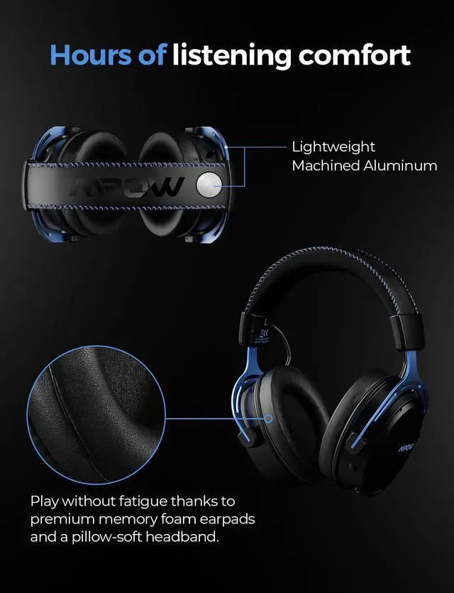 Alt view image 5 of 5 - 3.5mm USB/2.4G Wireless Gaming Headphones With Microphone Gamer Stereo Noise Cancelling Mic Headset for PS4/PC/Xbox-One