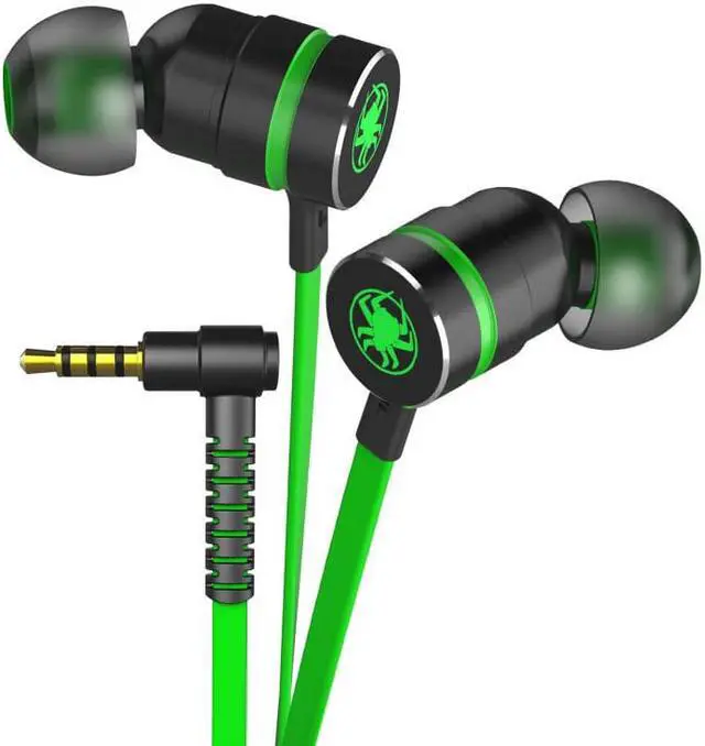 Alt view image 2 of 5 - Noise Reduction Stereo Gaming Headset In-ear Sports earphones With Microphone Wired Magnetic Attraction Earphone
