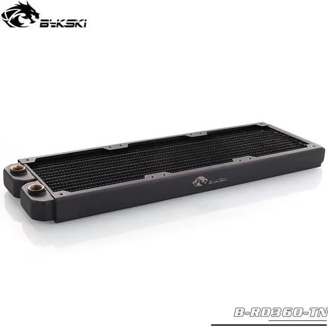 Alt view image 4 of 5 - 360mm Water-Cooled Copper Radiator PC Discharge Liquid Radiator for 12cm Fan, Approximately 30mm B-RD360-TN heatsink