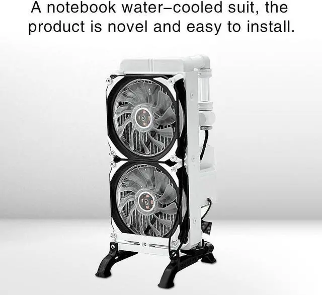 Alt view image 2 of 5 - PC Water Cooling Kit Liquid Computer Cooling Set G1/4 Thread 200L/H Integrated Water Pump Computer Water Cooling System
