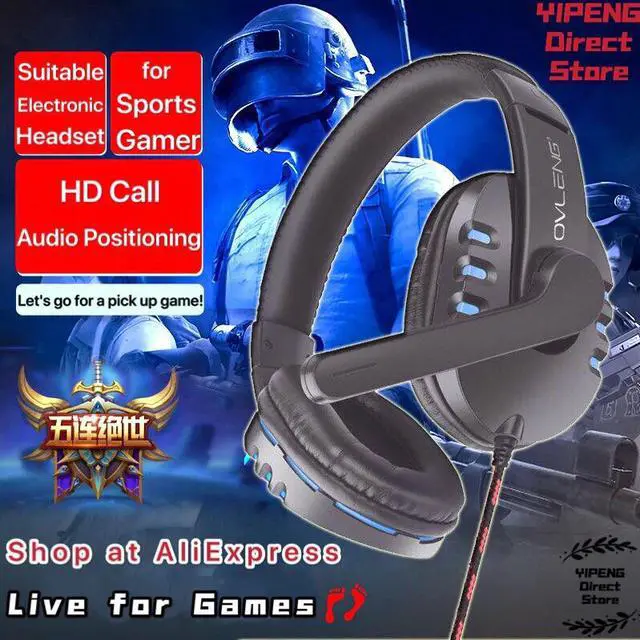 Alt view image 2 of 5 - P3 Wired Gaming Headphone E-sports with Mic Stereo Surrounded Sound HiFi Headset for PC Laptop PS4 3.5mm Jack or Type C
