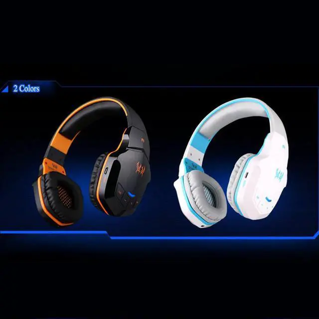 Alt view image 5 of 5 - Gaming Headphones Bluetooth 4.1 Wireless Stereo Headset Earphones with Microphone for Gamer Phones PC Laptop Music Player