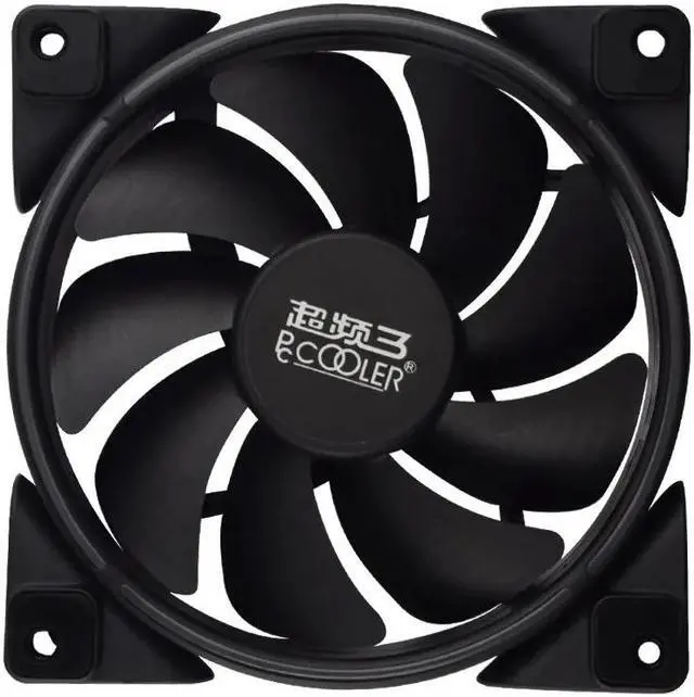 Alt view image 5 of 5 - RGB Single halo 12cm Computer Case Fan 4PIN RGB Quiet PWM Fans 120mm CPU Cooler Water Cooling  Replace Fan