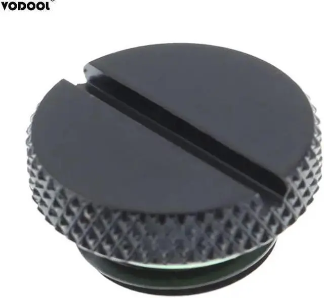 Alt view image 5 of 5 - G1/4  Brass Thread Low Profile Plug for PC Water Cooling Plug Radiator Reservoir CoolerComputer Components Accessories
