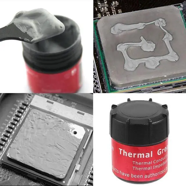 Alt view image 5 of 5 - Grease Conductive Silicone Paste Cooling Cooler Heatsink For CPU PC 6LW9 CPU Heat Sink Compound Silicone Paste