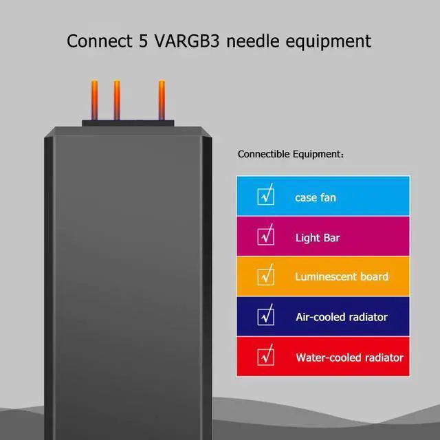 Alt view image 5 of 5 - SATA Power Supply 5V 3Pin AURA RGB ARGB Controller Cable For Computer PC Case LED Stripe Fans Water Cooling Accessories