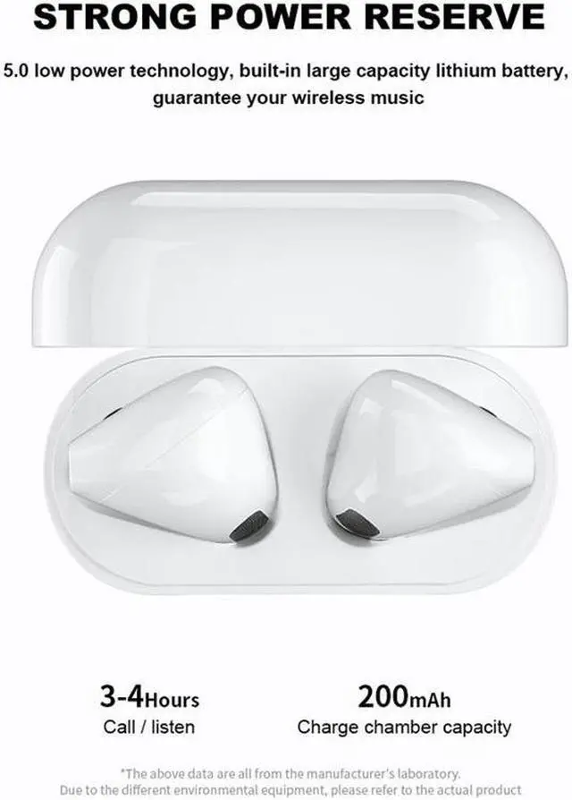 Alt view image 2 of 5 - Pro 4 Wireless Headphones TWS Bluetooth Earphone HiFi Music In Ear Earbuds Sport Gaming Headset For IOS Android Phone