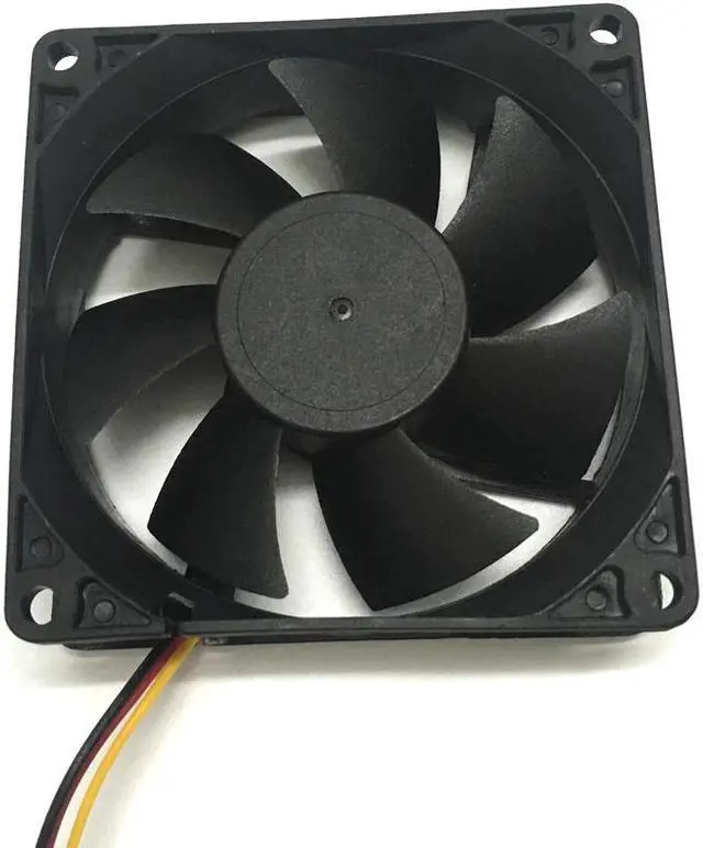 Alt view image 4 of 5 - F8025 80mm Computer Cooler Fan Desktop Cooling Fan Low Noise 12V Exhaust Fan for PC Case / Power Supply