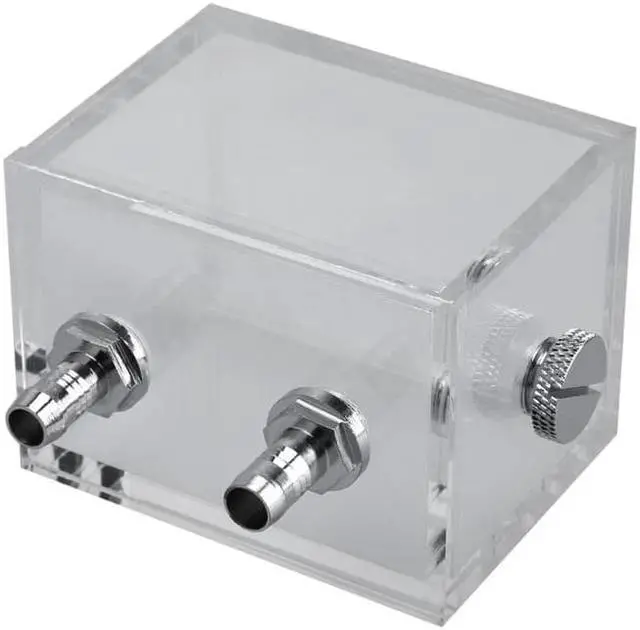 Alt view image 5 of 5 - Tank with 2pcs Tube Connecters 1pc Block PC Computer Liquid  Cooling System Accessory