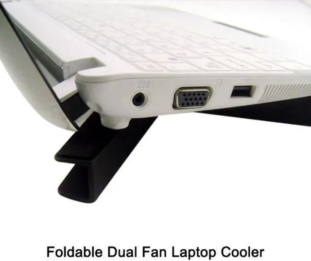 Alt view image 2 of 5 - Mute USB PC Laptop Computer Heat Dissipation Cooler Dual Cooling Fan