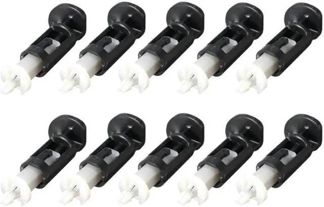 Main image of 10Pair For CPU Heatsink Mount Pin Plastic Push Screw Cooler Cooling Fan Fastener Mounting Clip for Intel Socket Accessories