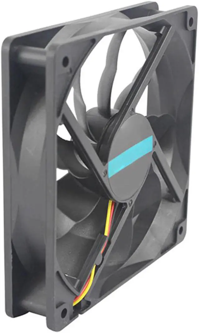 Alt view image 5 of 5 - 120 X 120 X 25mm Silent Chassis Cooling Fan DC 12V Quiet Cooler Radiator for Computer PC Case Hydro Bearing