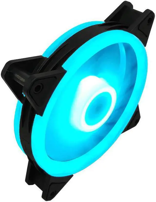 Alt view image 5 of 5 - 120mm Case fan Computer Cooling Cooler fans 3pin Colorful RGB LED Fan Radiator Heatsink for Computer Diy Fluid Bearing Rgb Fan