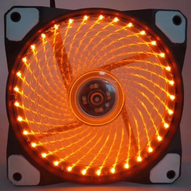 Alt view image 2 of 5 - Light Quiet PC Computer Cooling Fan 2 Connectors Ultra Silent Cooler Case Fans Plastic Desktop Shock Proof Heatsink Mini