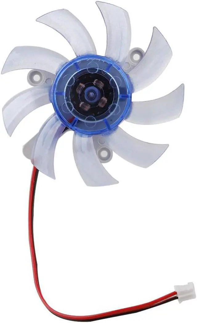 Alt view image 2 of 5 - Cooler 75mm 2 Pin Connector 12vdc Plastic Vga Video Card Cooling Fan Cooler For Protection Improving s
