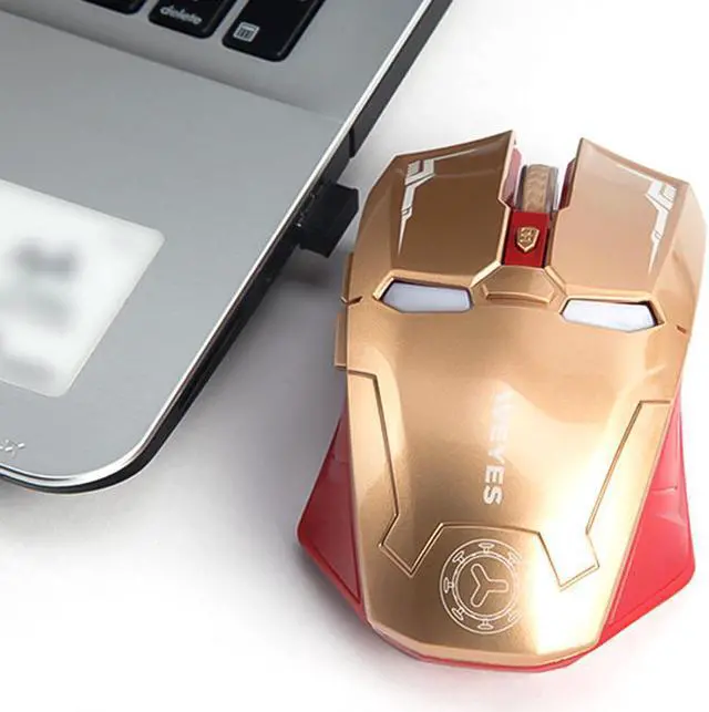 Alt view image 3 of 6 - Wireless Mouse 3d Mini New Arrival Top Fashion Recommend Iron Man Wireless Gaming Gamer Computer Mice