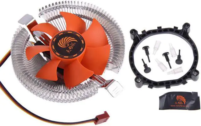 Alt view image 2 of 5 - CPU Cooler Cooling Fan Heatsink for Intel LGA775 1155 AMD AM2 AM3 754 Computer Cooling System Accessory